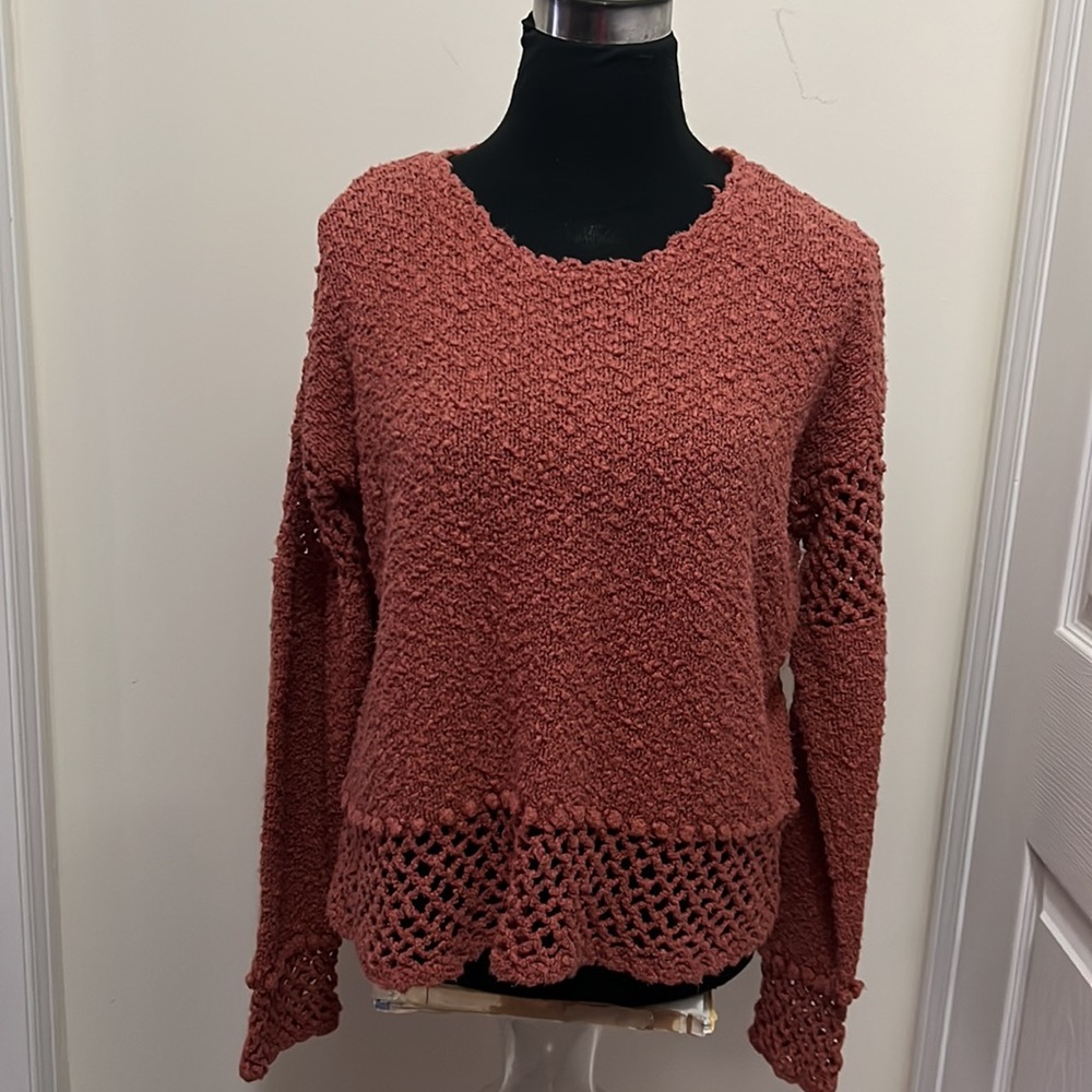 Carriag Donn Rare Unique Irish Heritage Knit Balls Sweater Size Medium